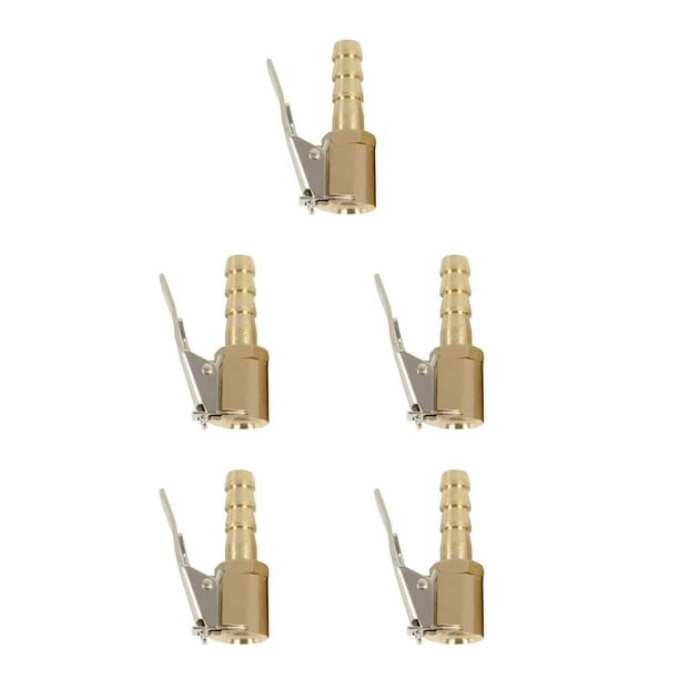 Scienceny Boquilla de inflado de neumáticos de 6mm, boquilla de bomba de aire, abrazadera de estilo de coche, adaptador de Clip resistente resistente al Type2 NO2 Scienceny CBP258781