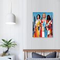 thumbnail image 3 of JRXY  Hispanic Heritage Month Poster 98 Theme Women In Leadersh Poster Canvas Print Wall Art Modern Classroom Kitchen Bedroom Room Aesthetics Decoration (08×12inch,Unframed) 12x16 in, 3 of 4