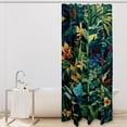 thumbnail image 2 of Tropical Plants Waterproof Shower Curtain Set with Hook, Printed Bathroom Decoration - Shower Curtain Set, 2 of 6