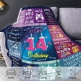 thumbnail image 3 of 20th Birthday Gifts for Girls Throw Blanket 50"x60" 20 Year Old Girl Birthday Gift Soft Blanket for Couch Bed 20th Birthday Decorations for Girls Best Teenage Girl Gifts for 20 Year Old Girls, 3 of 6