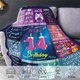 thumbnail image 3 of LHSHID 12th Birthday Gifts for Girls Throw Blanket12 Year Old Girl Birthday Gift Soft Blanket for Couch Bed 12th Birthday Decorations for Girls Best Teenage Girl Gifts for 12 Year Old Girls 50x60in, 3 of 6