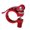 Red31.8mm, variant on UDIYO 28.6/31.8/34.9mm Bicycle Quick Release Seatpost Seat Tube Clamp Cycling Tool