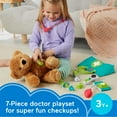 thumbnail image 2 of Fisher-Price Preschool Pretend Play Medical Kit 7-Piece Doctor Bag Dress Up Toys for Kids Ages 3+ Years, 2 of 4