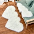 thumbnail image 1 of Veeogra Big Sale,Faux Sheepskin Rug,Faux Fur Rug,Wool Imitation Sheepskin Rugs Faux Non Slip Bedroom Shaggy Carpet Mats,Bedroom Rug, 1 of 2