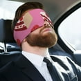 thumbnail image 5 of Yiaed Strawberry Cake Print Sleep Mask Blackout - Soft Eye Cover for Sleeping with Adjustable Veclro Breathable Eye Blindfold for Night Nap Travel, 5 of 7