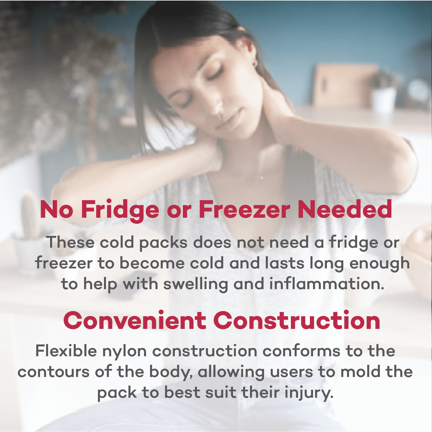 Dealmed Instant Cold Pack, 6" x 8" | Disposable Packs for Helping Injuries, Swelling, Headaches, Soreness (Case of 24)