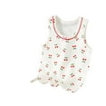 thumbnail image 2 of Swuxness Girls Print Sleeveless Crew Neck Tank Top Summer Breathable Casual Comfortable Daily Top White, 7-8 Years, 2 of 3