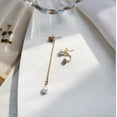 thumbnail image 5 of SHELLTON 3Pairs 925 Silver Needle New Asymmetrical Ear Bone Clip Temperament Fairy Tassel Chain Earrings, 5 of 7