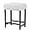 White, variant on Rectangle Stretch Counter Height Barstool Slipcovers Rectangular Vanity Stool Cover Kitchen Counter Saddle Seat Cover 2PC Beige