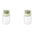 thumbnail image 1 of Maoww Bouteille d'Épices Quantitative Circulaire Transparente Anti-Humidité Intérieur Cuisine Restaurant Pot à Épices Récipient en Verre Type2 NO2, 1 of 6