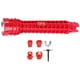 thumbnail image 3 of Llave de tubo de agua Llave de lavabo Accesorios rojos multipropósito para inodoro Llave de tuerca de extracción de fregadero Herramienta de plomería Sharpla instalador de fregadero, 3 of 8
