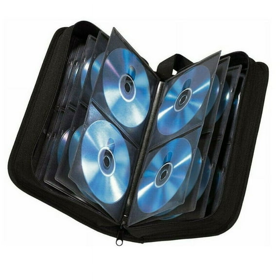 80 Pages Record Albumn Sleeve CD DVD Blu Ray Disc Carry Case Holder Storage Bag