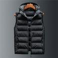 thumbnail image 2 of Vest For Men Sevevn Men's Puffer Vest Fashion Winter Solid Casual Warm Sleeveless Casual Jacket Coat, 2 of 4