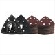 thumbnail image 2 of Kit Almohadillas Lijado para Herramientas Oscilantes 124 Piezas, 2 Almohadillas Lijado Triangulares 3-1/2 Pulgadas, 2 Almohadillas para la Dedo, 120 Piezas Papel Lija, 2 of 5