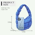 thumbnail image 3 of Kukuzhu Small Quilted Tote Bag for Women, Soft Puffer Tote Bag Lightweight Designer Pleated Hobo Bags Handbag Puff Bags, 3 of 7