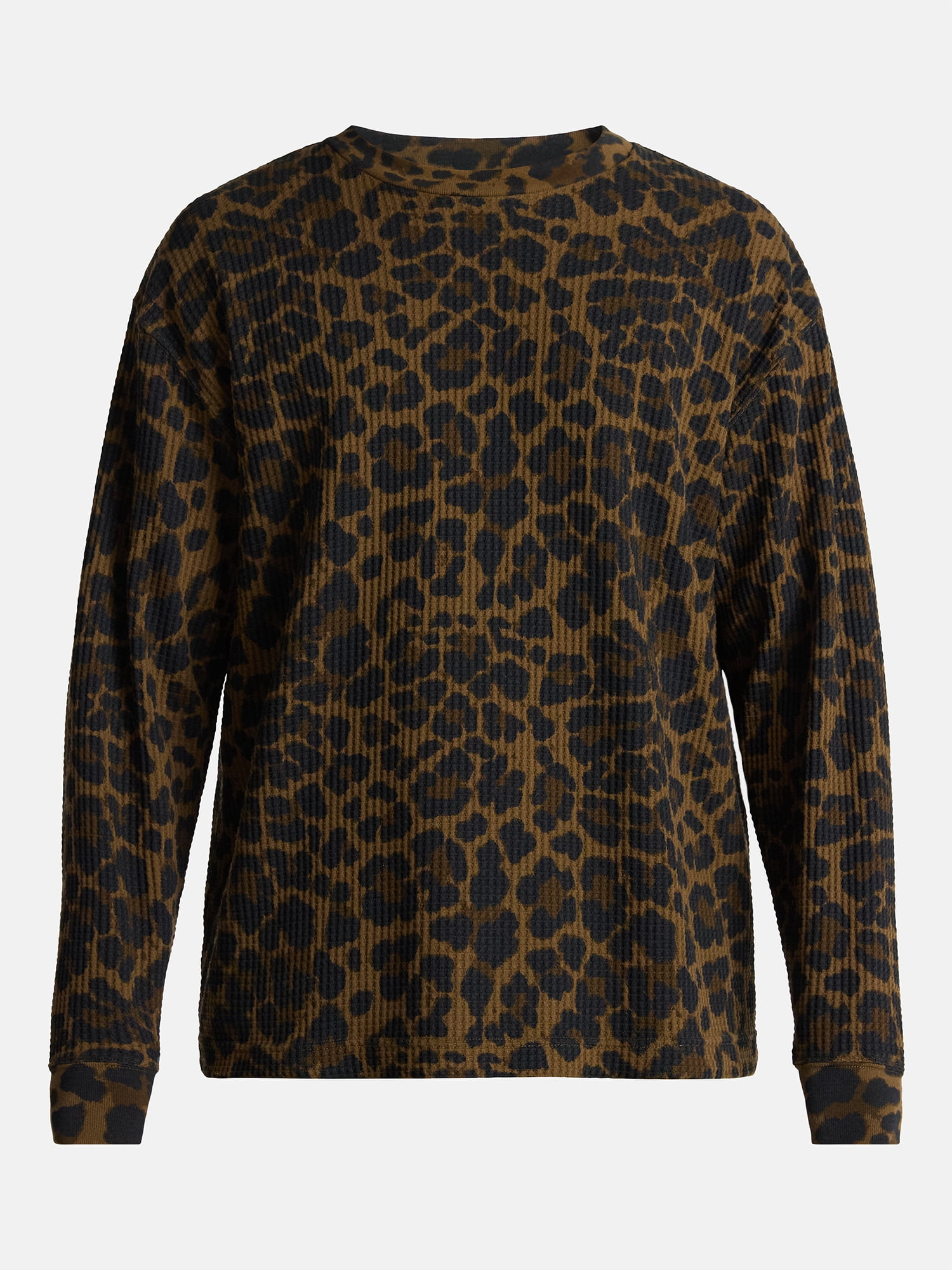 No Boundaries Thermal Tee with Long Sleeves, Men's & Big Men's