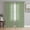 Grass Green, variant on Vintage Dark Gray Semi Sheer Window Curtains 84 Inches Long, Farmhouse Retro Solid Color Linen Texture Rod Pocket Voile Silky Chiffon Curtain Light Filtering Drapes for Living Room, 52"x84", 2 Panels