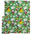 thumbnail image 3 of Mickey Mouse Dear Santa Disney Kids Silk Touch Throw Blanket, 50 x 70 inches Green, 3 of 7