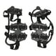 thumbnail image 4 of Crampones de acero inoxidable de 24 dientes para escalada segura en nieve o hielo, cubrezapatos antideslizantes para exteriores, color negro, talla M, 4 of 8