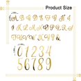 thumbnail image 2 of Decoración para Pastel STATWTHMA Letras Acrílicas Doradas 36 Piezas, 2 of 7