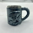 thumbnail image 2 of Taza de café, taza de café alienígena impresa en 3D personalizada, alas de fuego, taza de acero inoxidable, 2 of 3