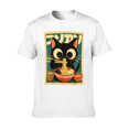 thumbnail image 5 of Restock Plus Size Anime Cat Ramen T-Shirt - Japanese Kawaii Cat Graphic Tee for Men - Round Neck Short Sleeve Casual Streetwear Top - Spring Fashion - Shortsleeve, 5 of 5