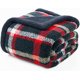 thumbnail image 1 of Manta de sherpa reversible ultra suave de doble cara, manta de cuadros de búfalo, manta mullida, gruesa y cálida de felpa para sofá, cama y regalos, 1 of 8