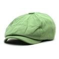thumbnail image 2 of Newsboy Hat for Women Men Flat Cap Solid Cotton Breathable Irish Cabbie Ivy Driving Painter Beret Hats for Spring Summer, 2 of 8