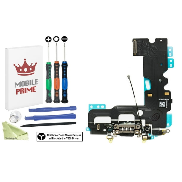 MobilePrime Black Charging Charger Port Complete Professional Repair