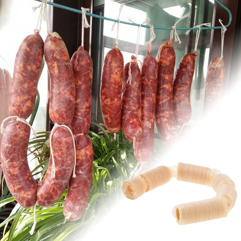 14m 17mm Edible Sausage Packaging Tools Sausage Tubes Casing for Sausage Mak*bp 