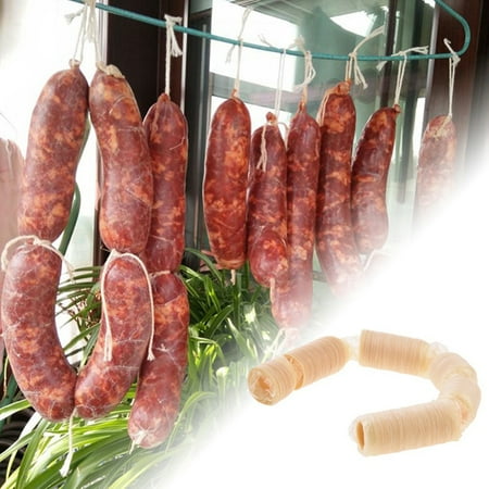 

Timstono 1pc 14m 17mm Edible Sausage Packaging Tools Sausage Tubes Casing for Sausage Maker