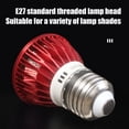 thumbnail image 3 of LED Reptile Heat Lamp Bulb Concave and Convex Mirror Reflection Simulates  Environment Low Power Wide Use E27 Standard Thread Night Infrared Lamp, 3 of 8