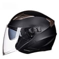 thumbnail image 3 of Casco de coche con batería y doble lente, personalidad masculina y femenina, medio casco, 3 of 6
