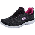 thumbnail image 1 of Zapatilla Skechers Summits-Quick Getaway para mujer negro/rosa, 1 of 8