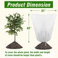 thumbnail image 2 of Pack de 5 fundas para plantas de Gardzen, protección contra heladas, 79 x 102 cm, 2 of 8