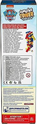 Friend Smith & Co Paw Patrol Tumbling Tower Stacking Game for Kids Aged 3 Years and up