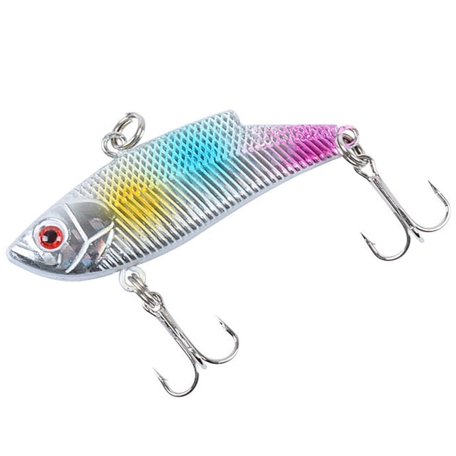 Soidarity 1 Uds. Señuelo duro de pesca en hielo de invierno VIB 5,5 cm hundimiento cebo de plástico Artificial con anzuelo triple Pescar nueve Soidarity OD000724-09