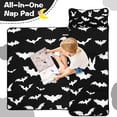 thumbnail image 4 of Halloween Bat Silhouettes Toddler Nap Mats for Kids Preschool,50"x20" Sleeping Mat Bag or Kids,Toddler Sleeping Bag,Toddler Nap Mat or Daycare, 4 of 6