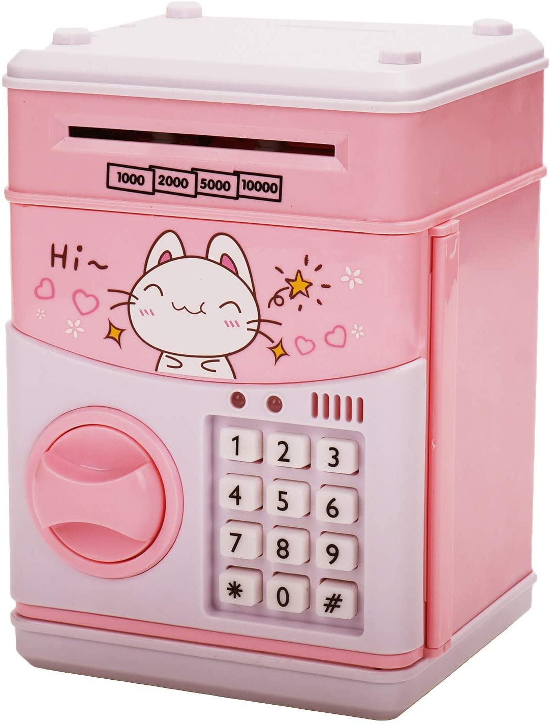 Password Piggy Bank Safe Box Bank ATM Machine Money Coin Savings Bank for Kids 