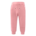 thumbnail image 2 of Huresd Men's Cotton Casual Shorts 3/4 Jogger Capri Pants Breathable Below Knee Short Pants with Three Pockets Pink 2XL, 2 of 4