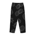 thumbnail image 5 of Kll Womens White Pineapples Print Pajama Pants Soft Pajama Bottoms For Women Cozy Lounge Pants, 5 of 9