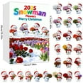 thumbnail image 2 of 2025 Snowman Themed Advent Calendar with 24 Double Flat Characters Featuring Realistic Winter Patterns for Festive Holiday Countdown, 2 of 6