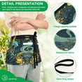 thumbnail image 4 of Yayeee Waist Apron with Pockets for Cooking Waterproof Half Server Aprons, Green Celestial Serpent, 4 of 7