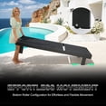 thumbnail image 3 of FHVIT Aluminum Chaise Lounge Chair Outdoor, Quick Assembly 4 Adjustable Backrest Patio Lounge Chair for Outside Poolside Beach Lawn Black, 3 of 9