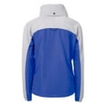thumbnail image 3 of Women's Cutter & Buck  Blue Fort Valley State Wildcats Charter Eco Recycled Half-Zip Anorak Jacket, 3 of 3