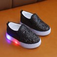 thumbnail image 2 of Fjofpr Shoes for Girls Clearance Sneakers for Girls Clearance Sneakers for Boys Light Up Toddler Girl Shoes Light Up Children Kid Baby Girls Boys Star Flat Led Luminous Sport Casual Shoes, 2 of 5