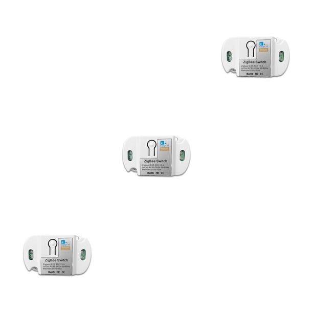 Módulo de interruptor inteligente Cateissary ZigBee 200W ABS Control por voz