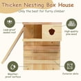 thumbnail image 3 of Casa para ardillas INRLKIT, caja nido grande de madera de pino para exterior, 3 of 9