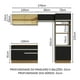 thumbnail image 3 of Cocina Integral Completa Modular Madesa Glamy 270cm MN 12, 3 of 5