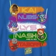 thumbnail image 2 of Boy's Star Wars: Young Jedi Adventures Character Names  Graphic Tee Royal Blue X Small, 2 of 5